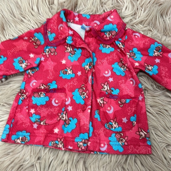 Piglet Two Piece Pajamas - Picture 2 of 6